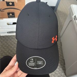 Under Armour Black Cap with Striped Interior
